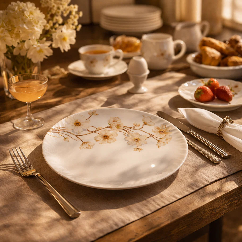 Comfy Homes Round Melamine 41 Pcs Dinner Set