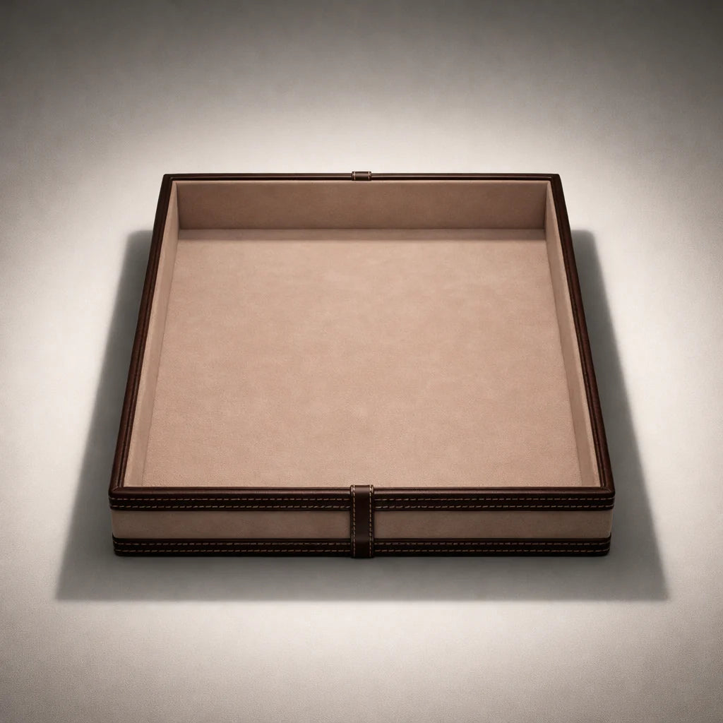 Comfy Homes The Infinite Use Tray: Premium Handcrafted Vegan Leather Organizer