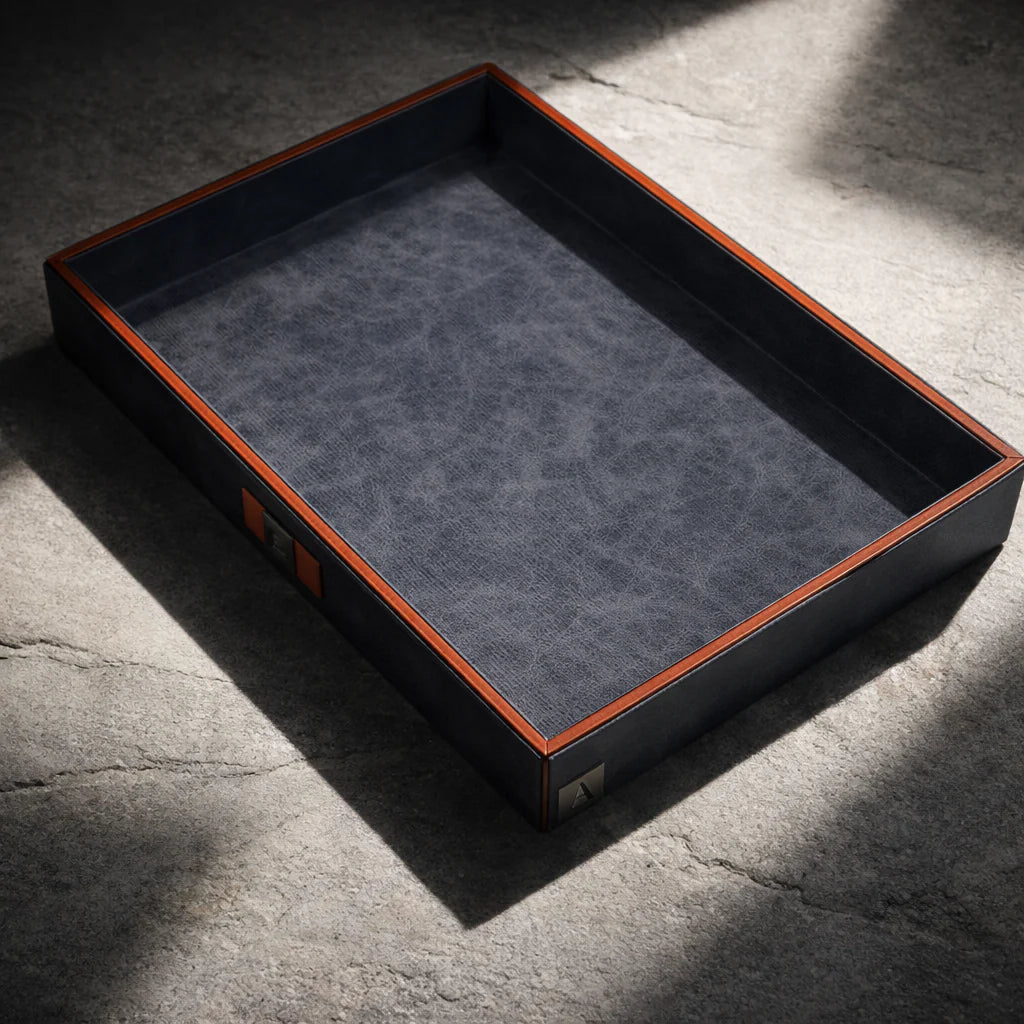 Comfy Homes The Infinite Use Tray: Premium Handcrafted Vegan Leather Organizer