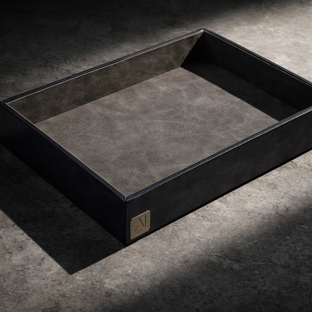 Comfy Homes The Infinite Use Tray: Premium Handcrafted Vegan Leather Organizer