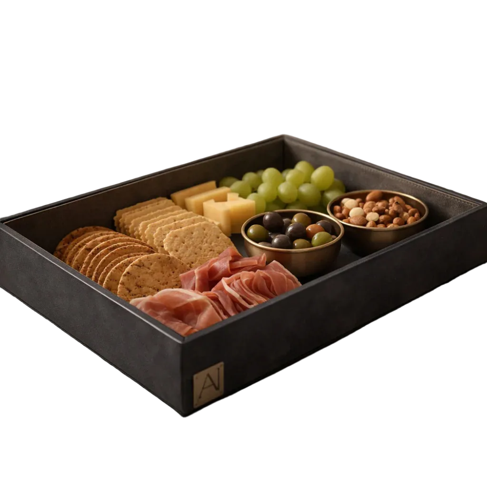 Comfy Homes The Infinite Use Tray Premium Handcrafted Vegan Leather Organizer