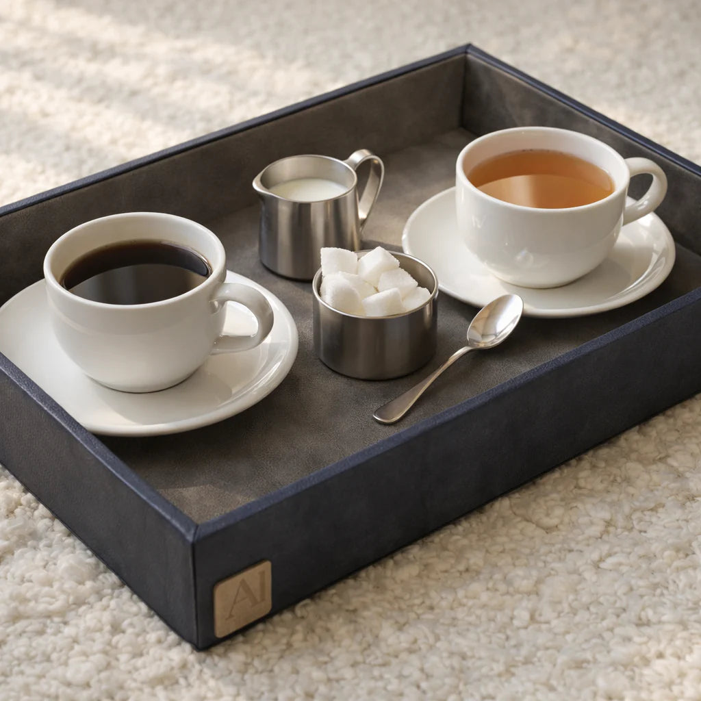 Comfy Homes The Infinite Use Tray: Premium Handcrafted Vegan Leather Organizer