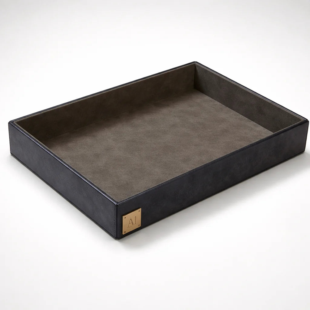 Comfy Homes The Infinite Use Tray: Premium Handcrafted Vegan Leather Organizer