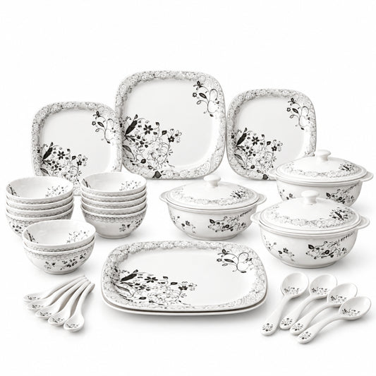 Comfy Homes 40 Pcs Melamine Dinner Set