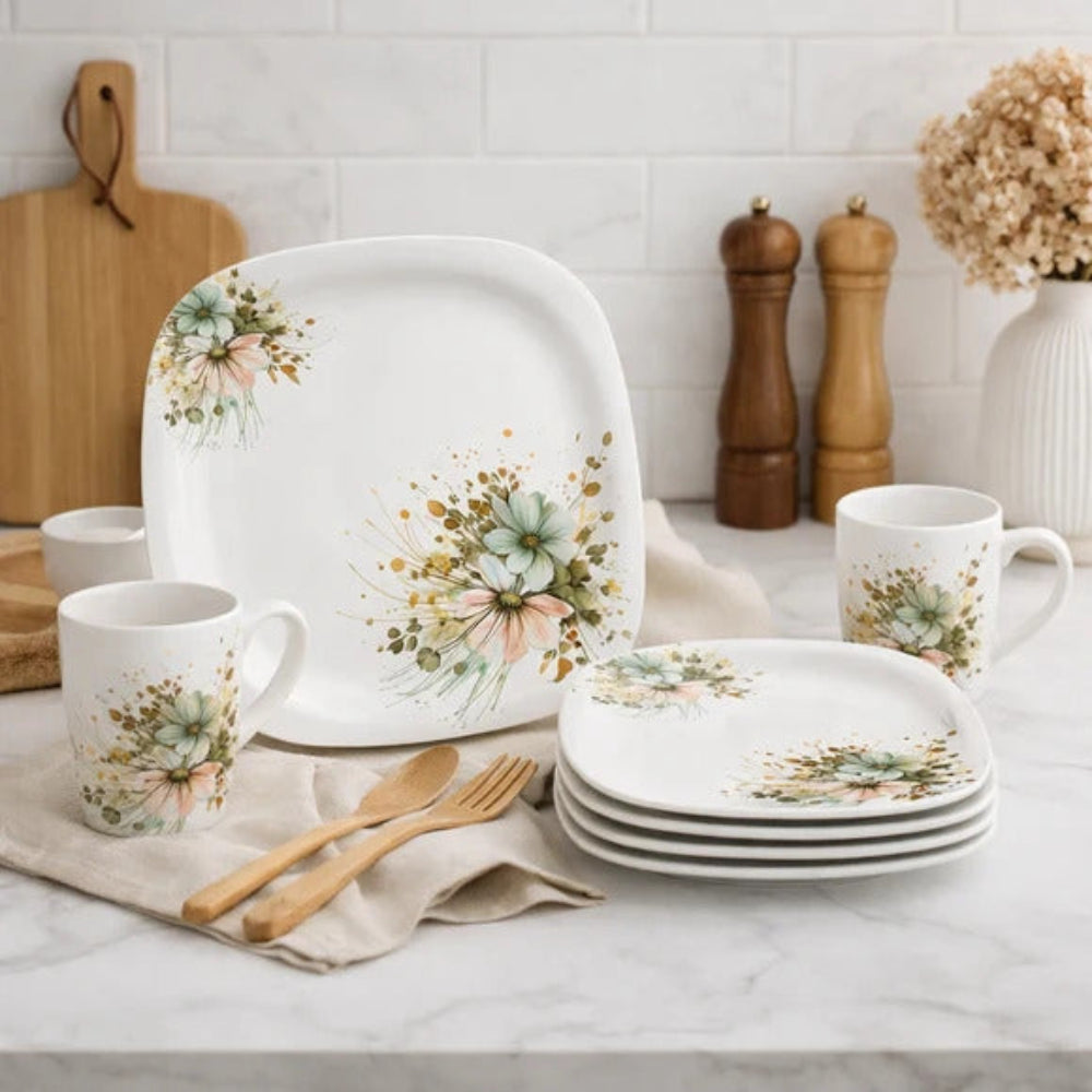 Comfy Homes 40 Pcs Melamine Dinner Set