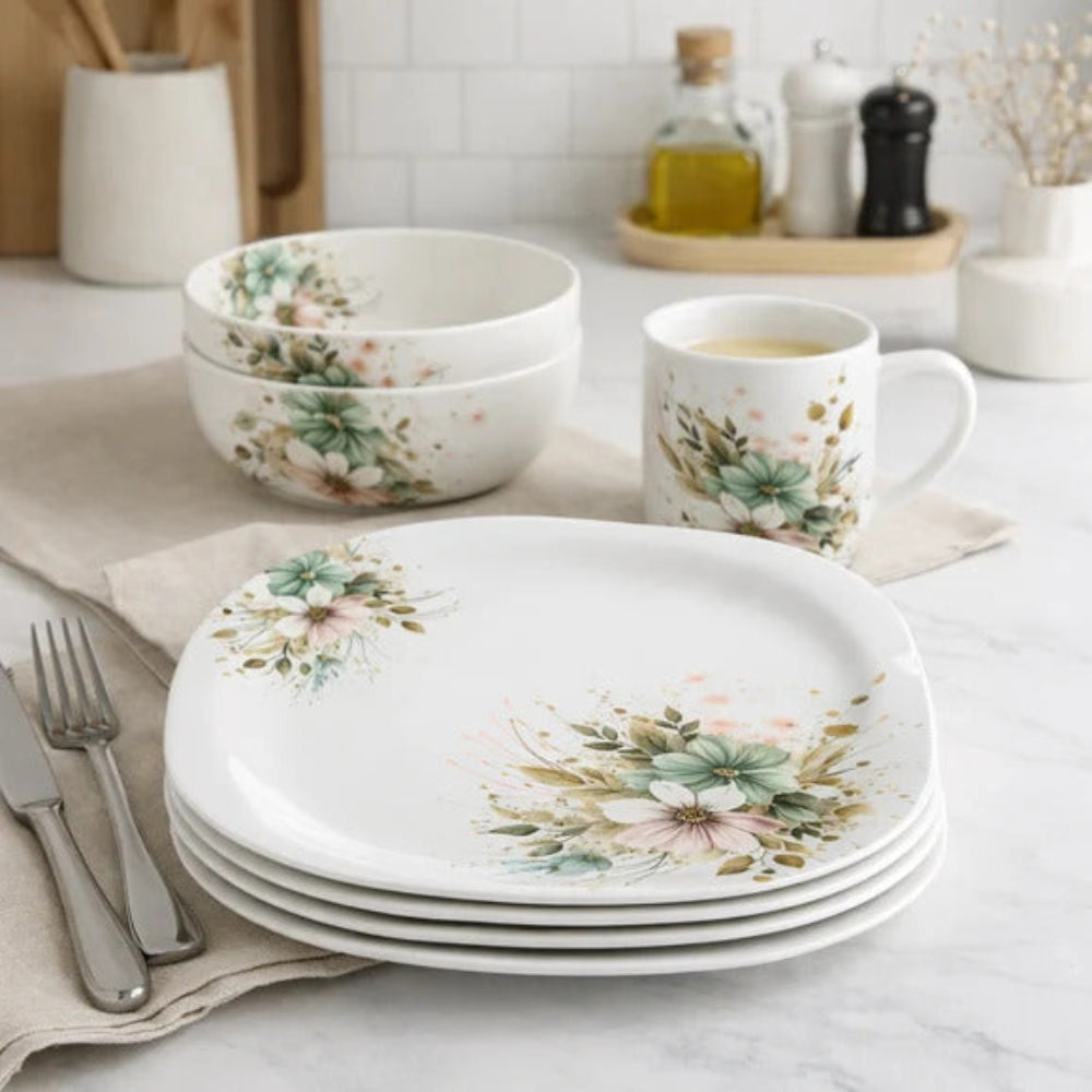 Comfy Homes 40 Pcs Melamine Dinner Set