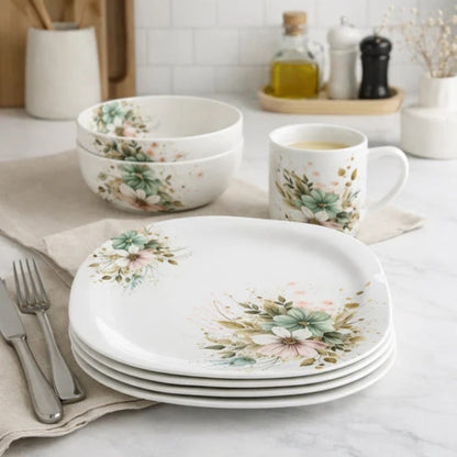 Comfy Homes 40 Pcs Melamine Dinner Set