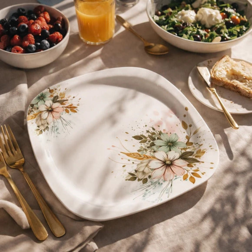 Comfy Homes 40 Pcs Melamine Dinner Set