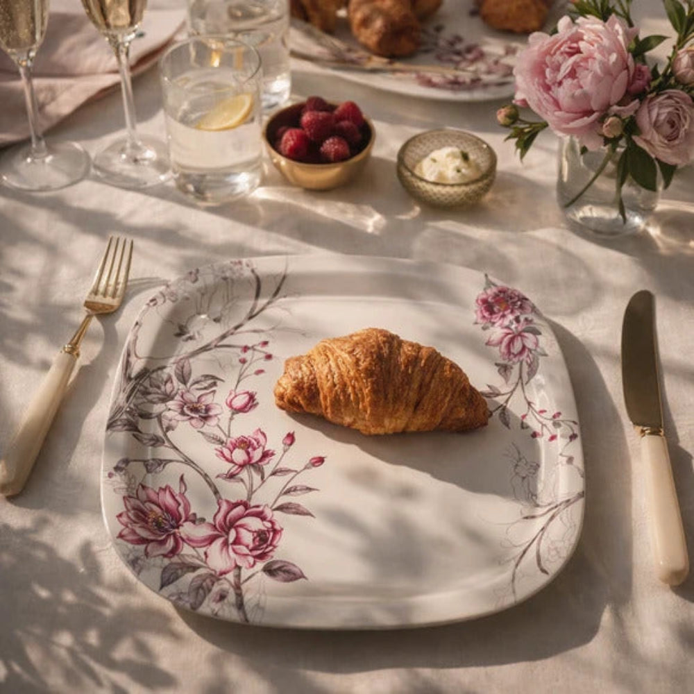 Comfy Homes 40 Pcs Melamine Dinner Set