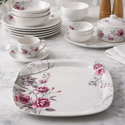 Comfy Homes 40 Pcs Melamine Dinner Set