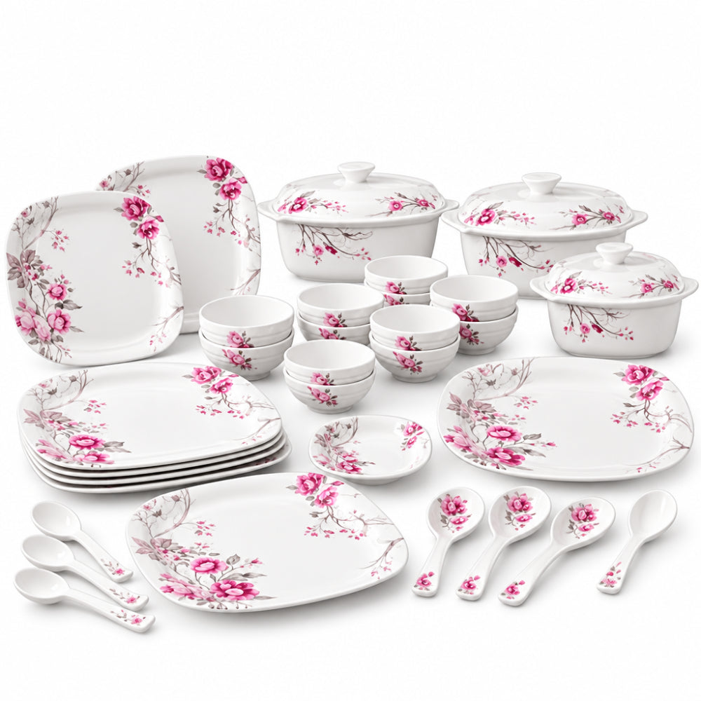Comfy Homes 40 Pcs Melamine Dinner Set