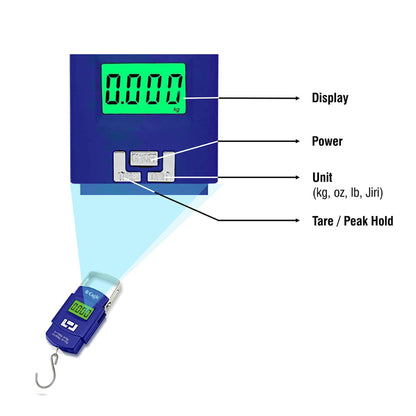 Eagle Scales Hanging Scale | Back Light Display | EHS 101 Series