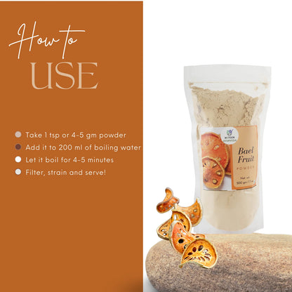 Nxtgen Ayurveda | Bael Fruit Powder Aegle Marmelos - 200gm