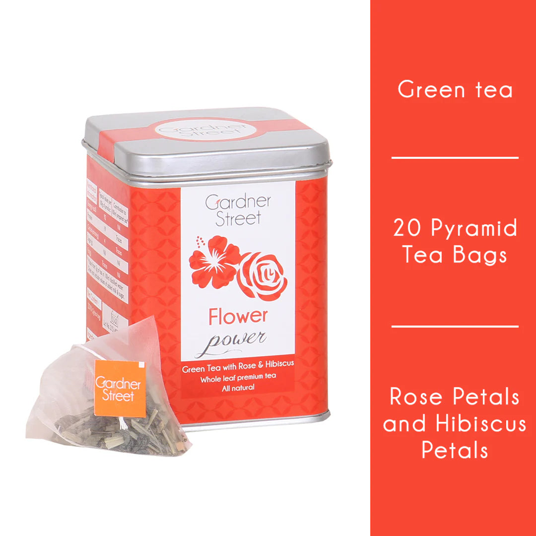 Gardner Street Tea Flower Power - 20 Silken Sachets