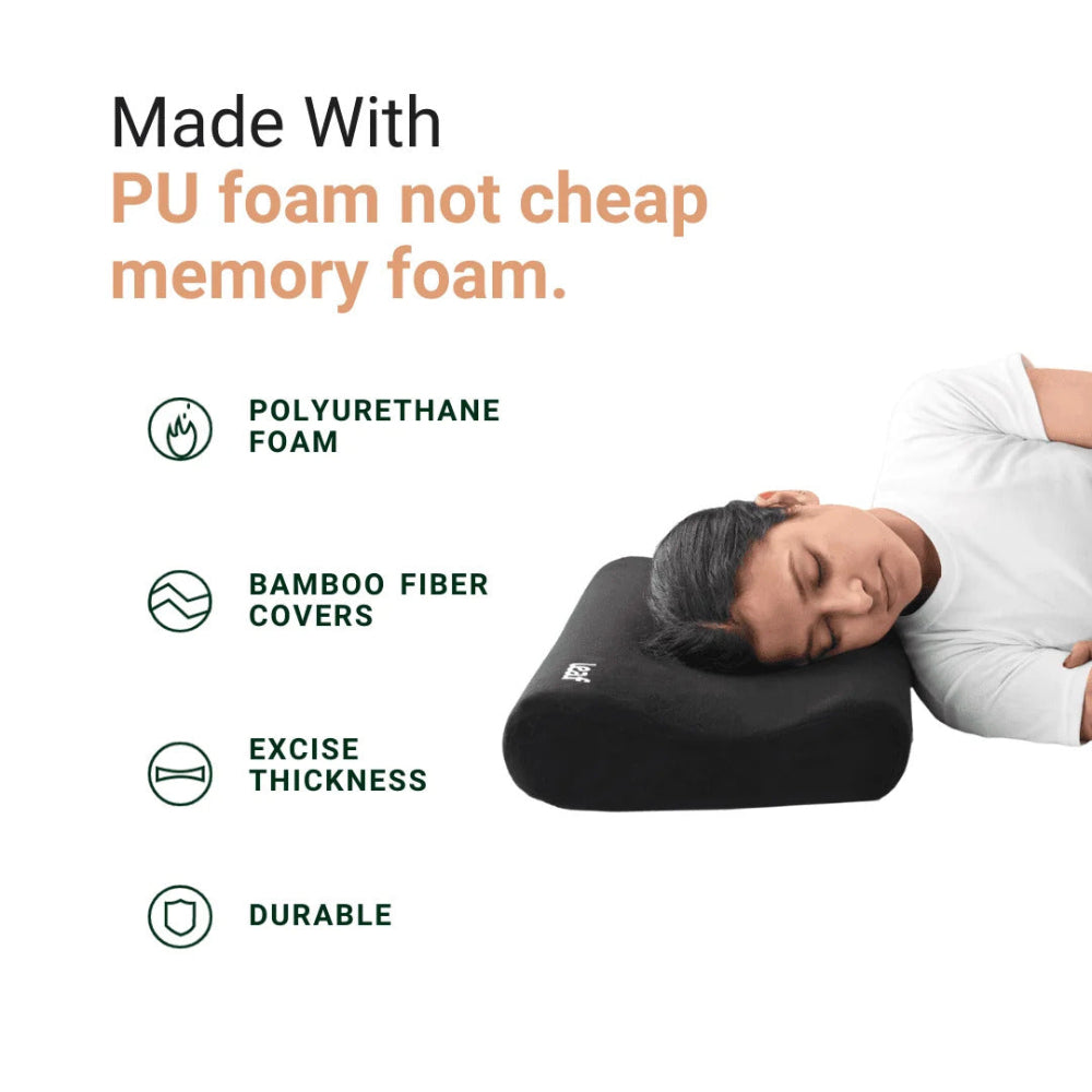 Leaf Contoured Cervical Pillow