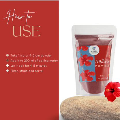 Nxtgen Ayurveda | Hibiscus Powder - 100 gms (Pack of 2)