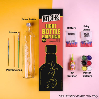 Kitsters DIY Light Bottle Painting Kit