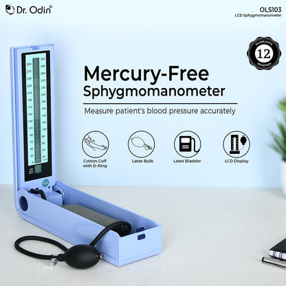 Dr. Odin OLS103 LCD Mercury-Free Sphygmomanometer