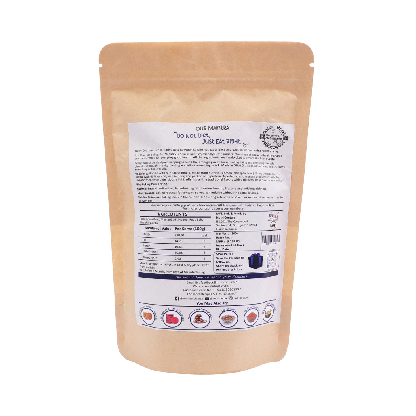 Nutri Couture Baked Bhujia