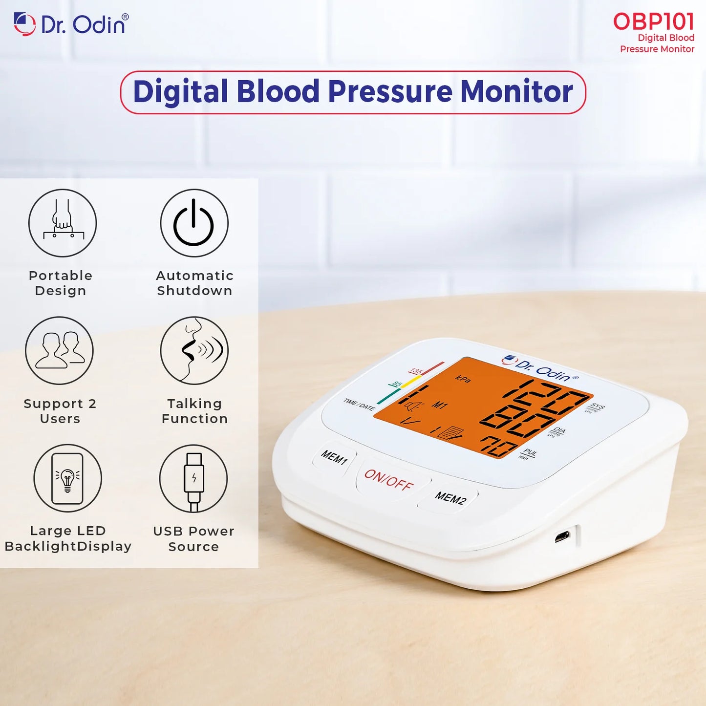 Dr. Odin's BP Monitor OBP101