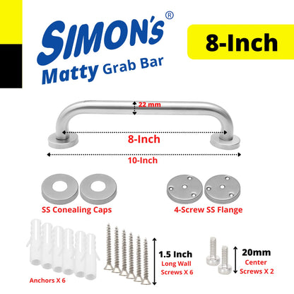 Simon's Heavy Duty Stainless Steel Grab Bar (304 SS)