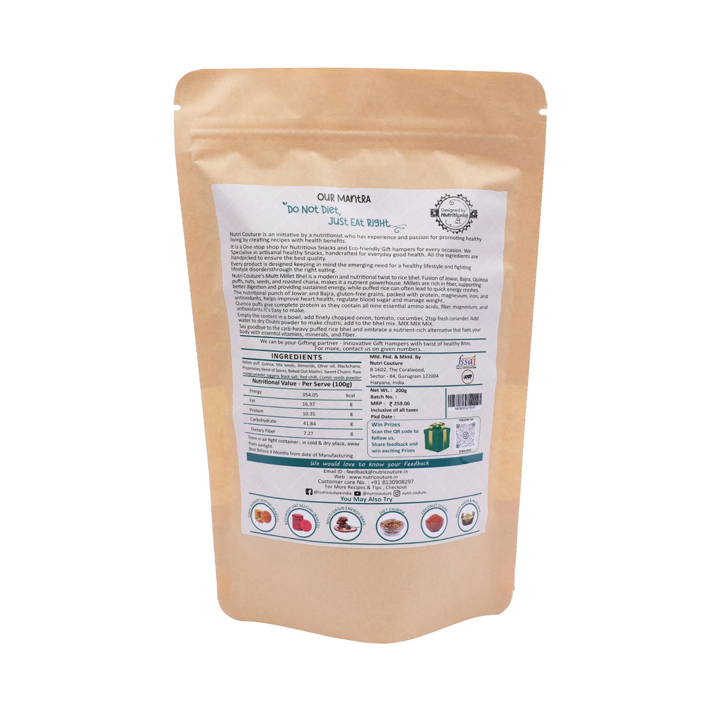Nutri Couture Millets Bhel