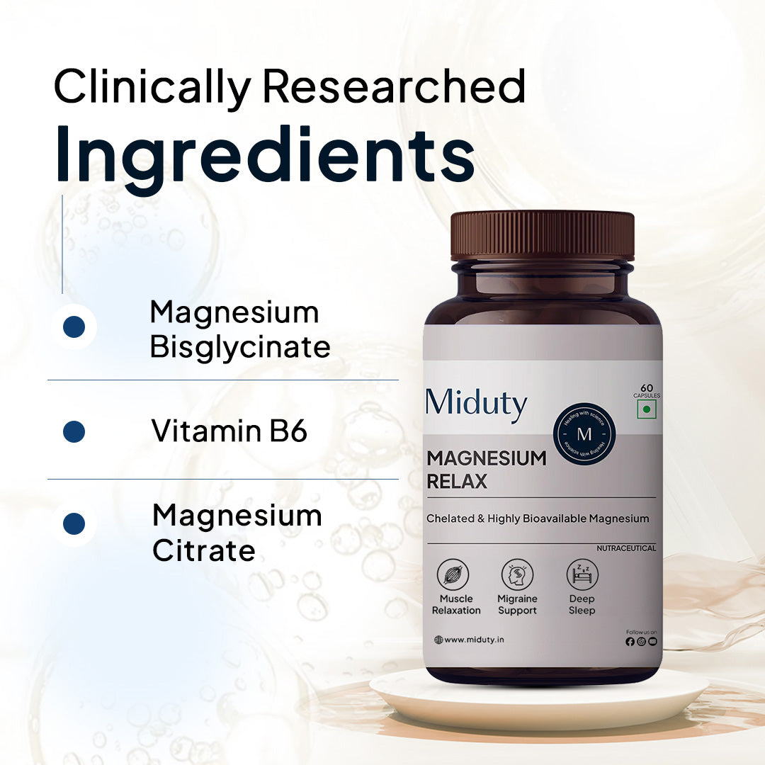 Miduty Chelated Magnesium Bisglycinate (Glycinate)