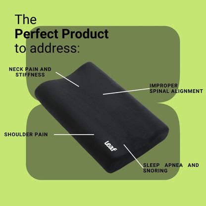 Leaf Contoured Cervical Pillow