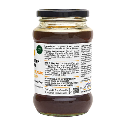 Indigenous Honey USDA Certified Organic Wild Honey