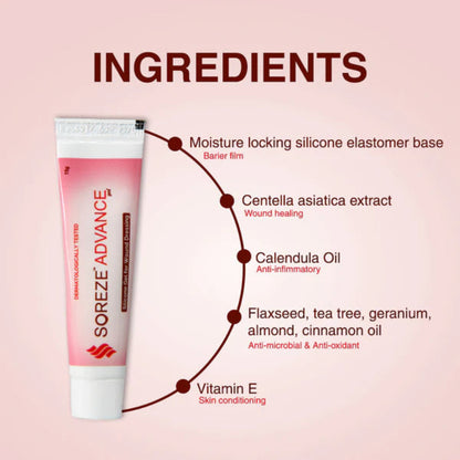 Soreze Advance Gel - For Treatment of Grade 1  & Grade 2 Bedsores