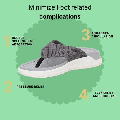 Leaf Heel Pain and Swelling Care Slippers Unisex