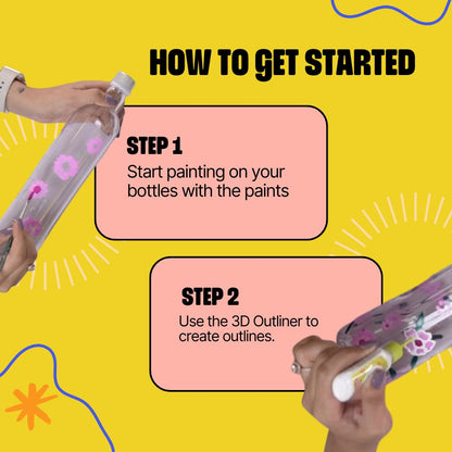 Kitsters DIY Light Bottle Painting Kit