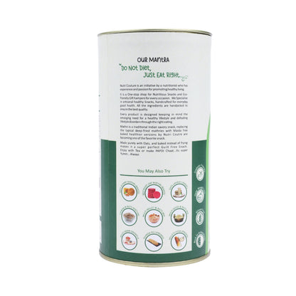 Nutri Couture Baked Oats Mathri (Kasoori Methi flavour)