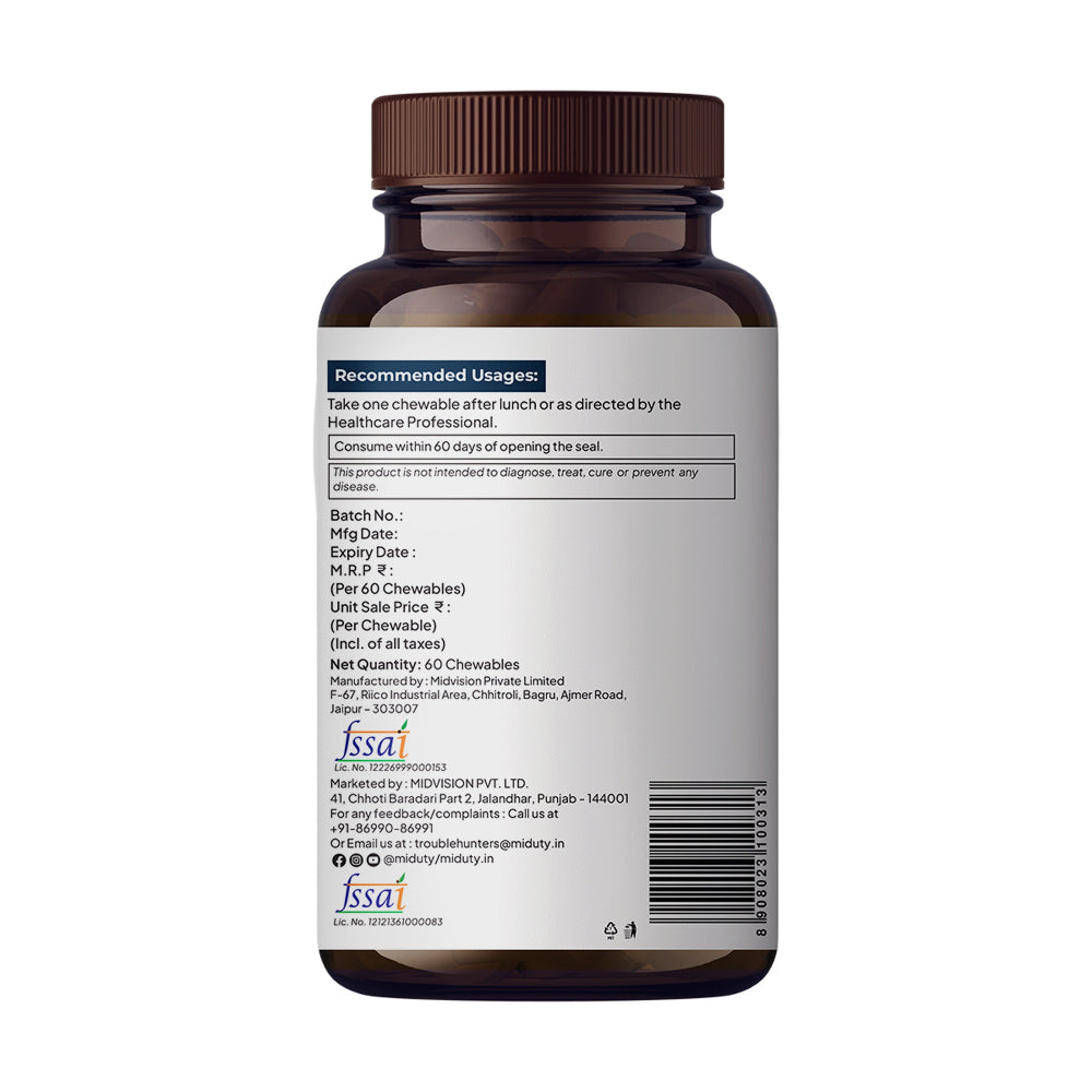 Miduty Vitamin B12 Supplement