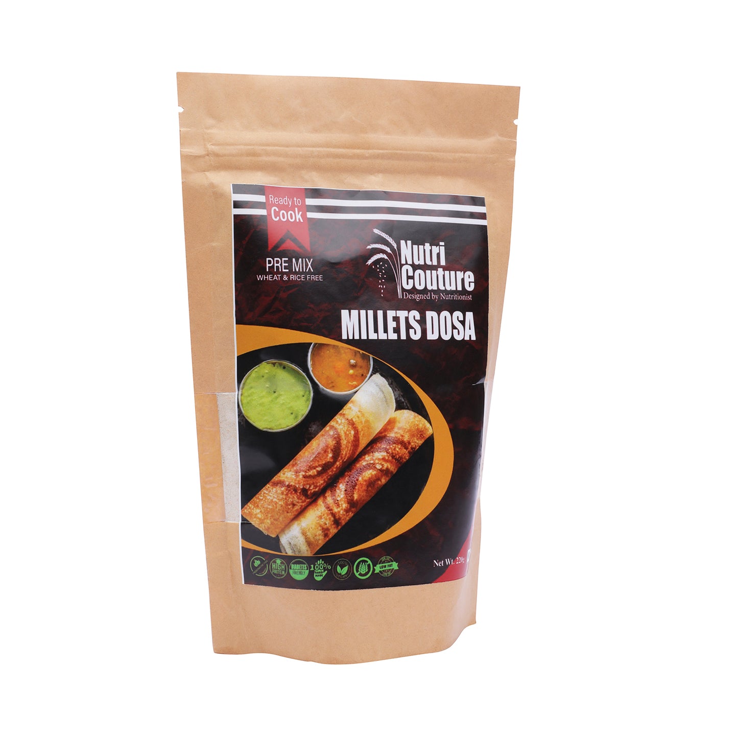 Nutri Couture Millets Dosa Mix (Premix)