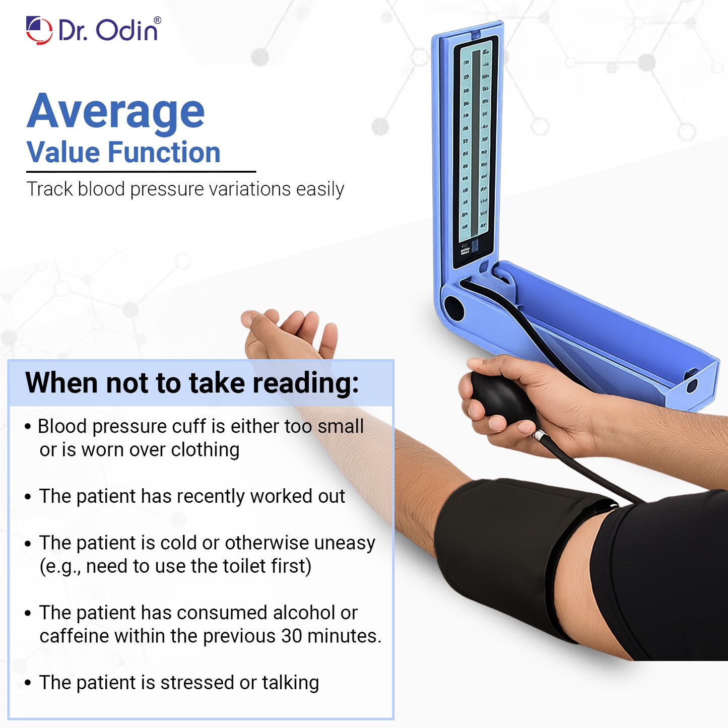 Dr. Odin OLS103 LCD Mercury-Free Sphygmomanometer