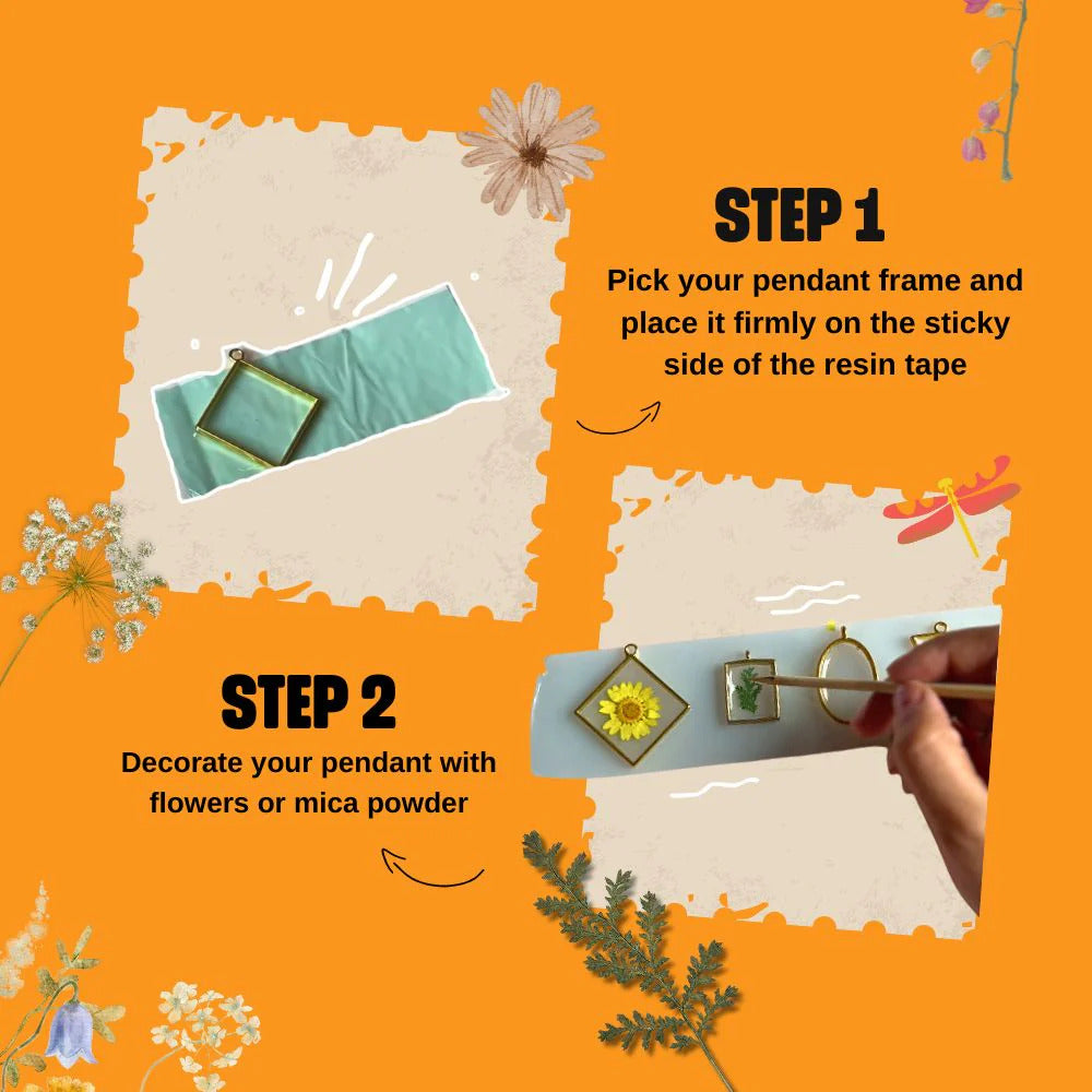 Kitsters DIY UV Resin Pendant Kit