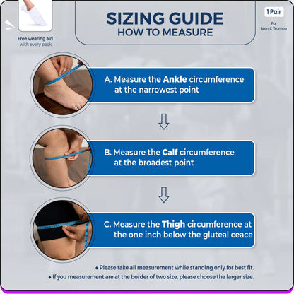 Sorgen Compression Stockings Class II - Knee/ Thigh Length