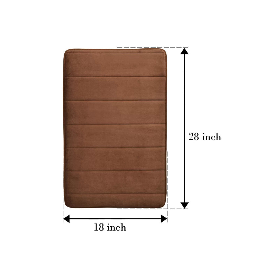 Simon's BEAR GRIPS Memory Foam Bathroom Door Mat 70 cm X 45 cm