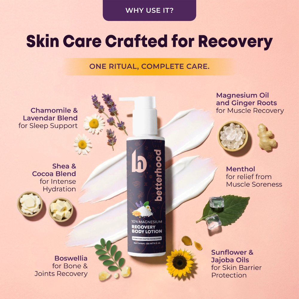 Betterhood Magnesium Body Lotion For Recovery