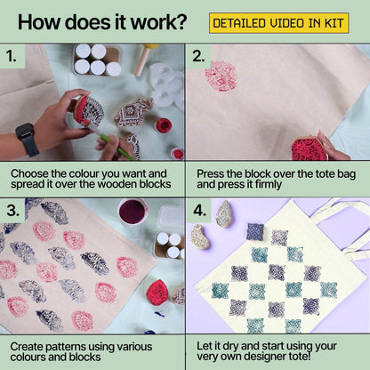 Kitsters DIY Block Printing Kit