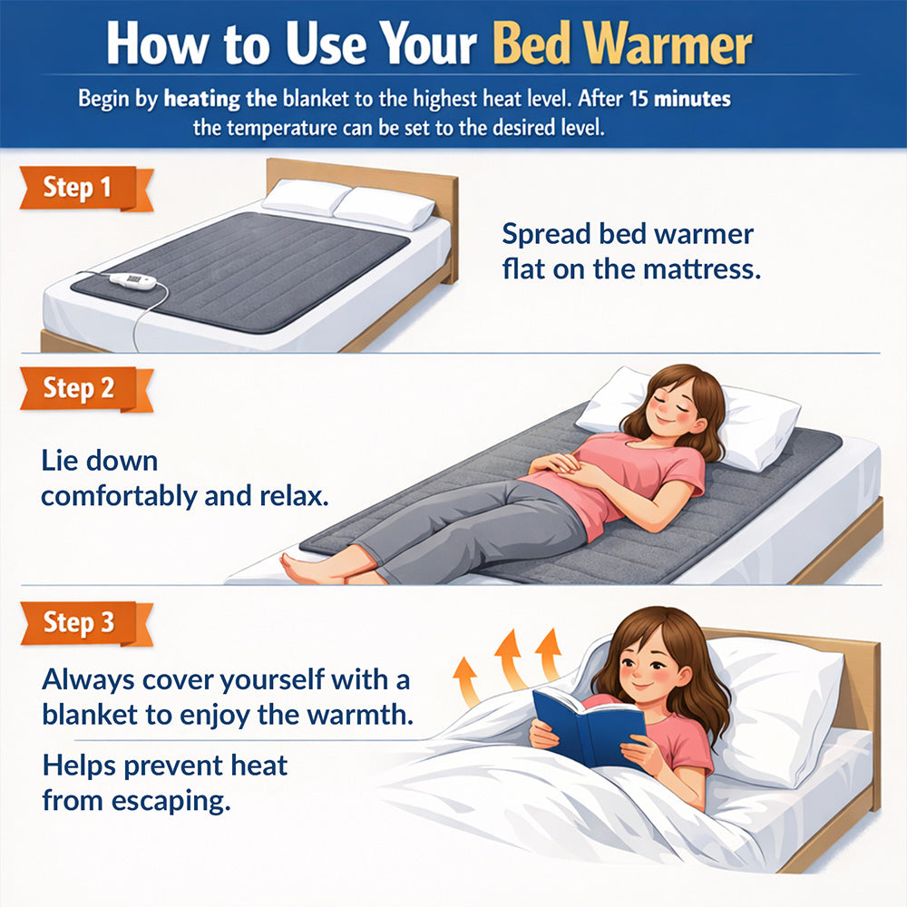 Dr. Odin OHP104 Electric Bed Warmer for Single Bed