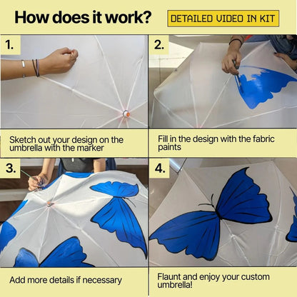 Kitsters DIY Umbrella Painting Kit