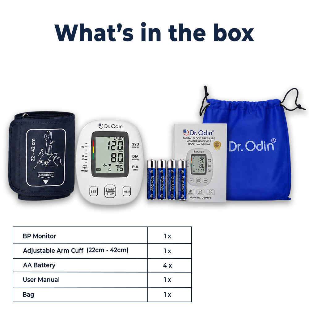 Dr. Odin OBP104 Pulse Mini Digital Blood Pressure Monitor