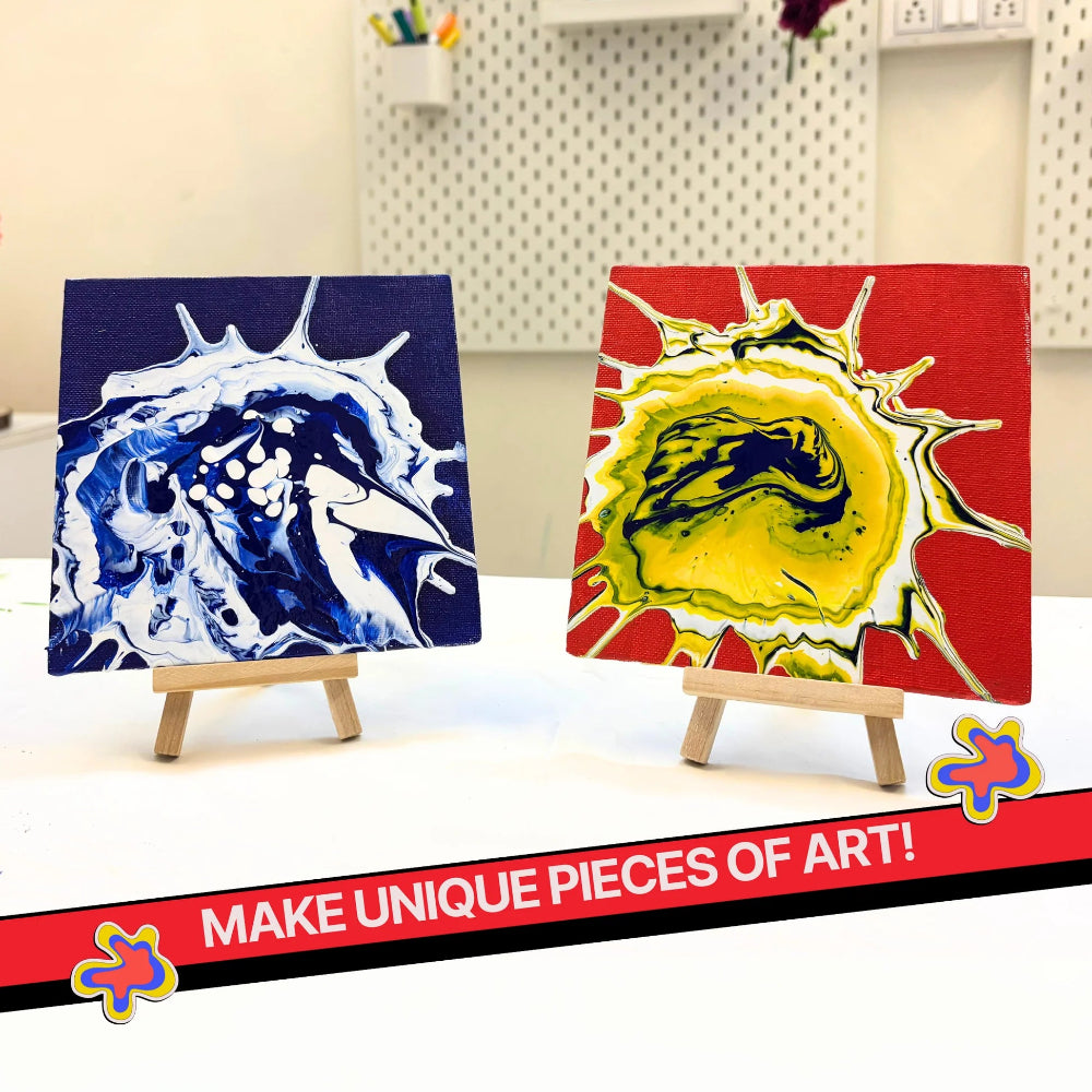 Kitsters DIY COMBO : Fluid Wheel Art Kit & DIY Fluid String Art Kit