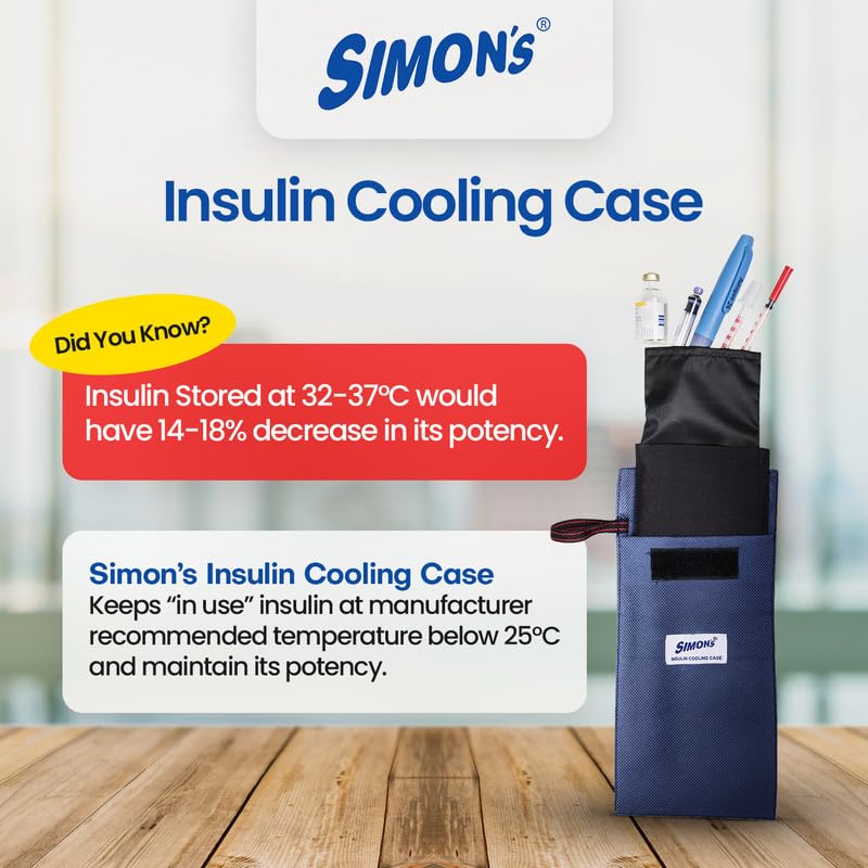 Insulin cooling case for diabetes patients, keep insulin cool travel pouch