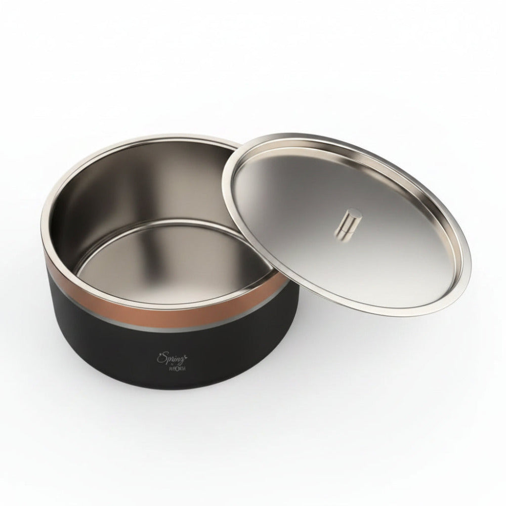LA' FORTE Double Wall Stainless Steel Casserole with Lid