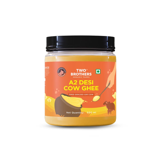 Two Brothers Organic Farms Desi Gir Cow Ghee (500ml)