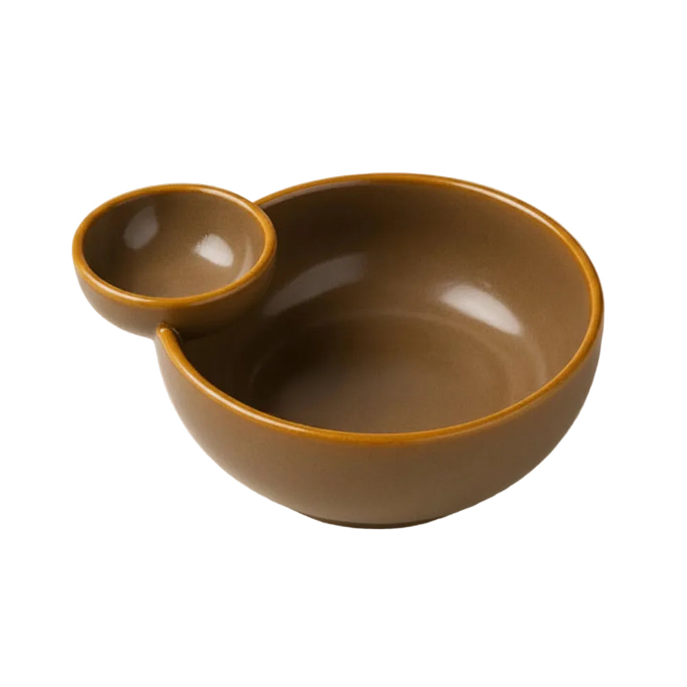 Comfy Homes Ceramic Dual Delight Chip and Dip Platter