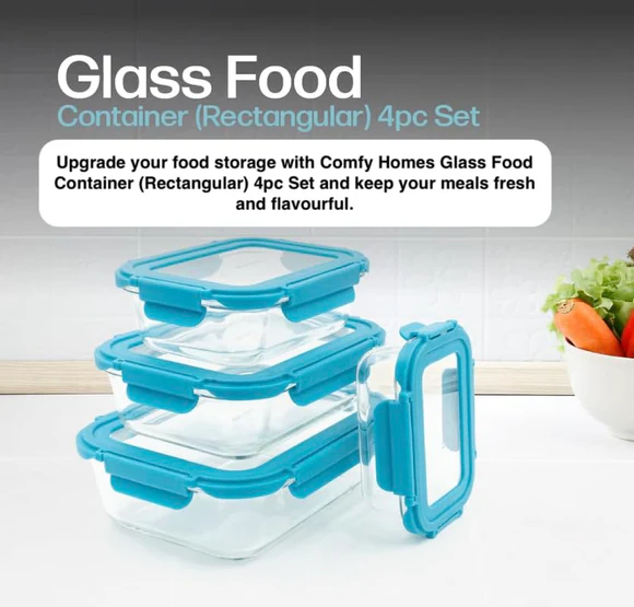 Comfy Homes Collapsible Glass Container Set